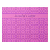 Pink Notepad, Texter: Personalisieren: Welsh Tapes Notizblock (Vorderseite)