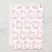 Pink Nurse Graduation Party Einladung (Rückseite)