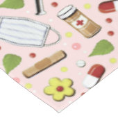 Pink Nurse Tischdecke (Schrägansicht)