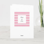 Pink Nursing School Abschluss Karte (Rückseite)