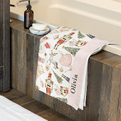 Pink Nutcracker Badehandtuch Set