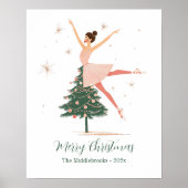 Pink Nutcracker Ballerina Poster (Vorne)