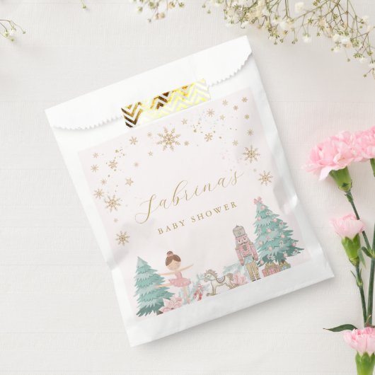 Pink Nutcracker Ballet Birthday Party Favor Bags Geschenktütchen (Versiegelt)