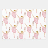 Pink Nutcracker Ballet Geschenkpapier Set (Vorderseite 2)