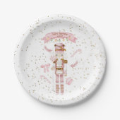 Pink Nutcracker Ballet Pappteller (Vorderseite)