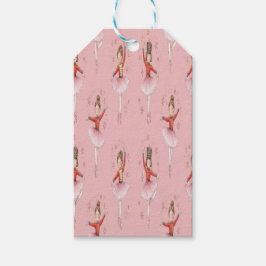 Pink Nutcracker Ballet Theme Girls Geschenkanhänger