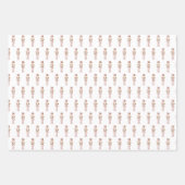 Pink Nutcracker Ballet Weihnachten Geschenkpapier Set (Vorderseite 3)