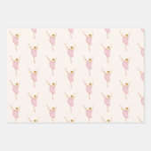 Pink Nutcracker Ballet Weihnachten Geschenkpapier Set (Vorderseite 2)
