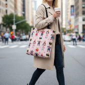 Pink Nutcracker Ballett Weihnachten Nahtloses Must Tasche