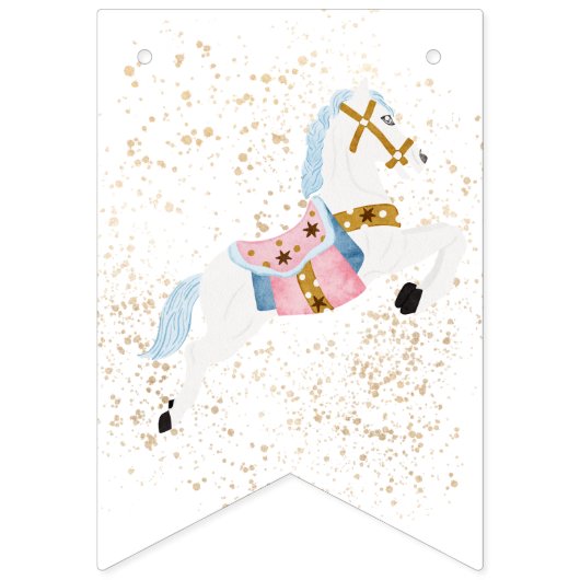 Pink Nutcracker Bunting Wimpelkette (Dritte Fahne)