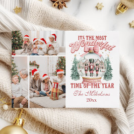 Pink Nutcracker Christmas 3 Foto Wonderland GL Feiertagskarte