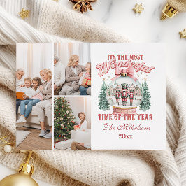  Pink  Nutcracker Christmas 3 Photo  Wonderland Gl Feiertagskarte