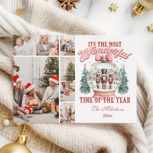 Pink Nutcracker Christmas 5 Foto Wonderland GL Feiertagskarte