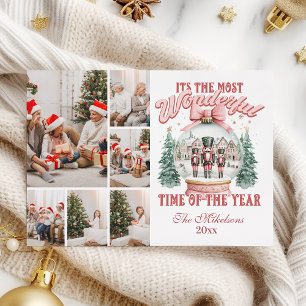 Pink Nutcracker Christmas 6 Foto Wonderland GL Feiertagskarte