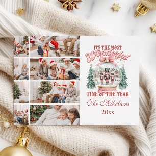 Pink Nutcracker Christmas 8 Foto Wonderland GL Feiertagskarte