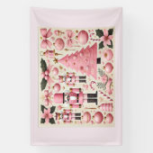 Pink Nutcracker Christmas Tree Banner (Vertikal)