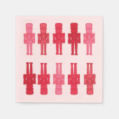 Pink Nutcracker Cocktail Napkin Serviette (Vorderseite)