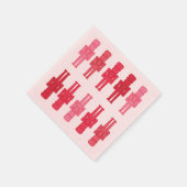 Pink Nutcracker Cocktail Napkin Serviette (Ecke)