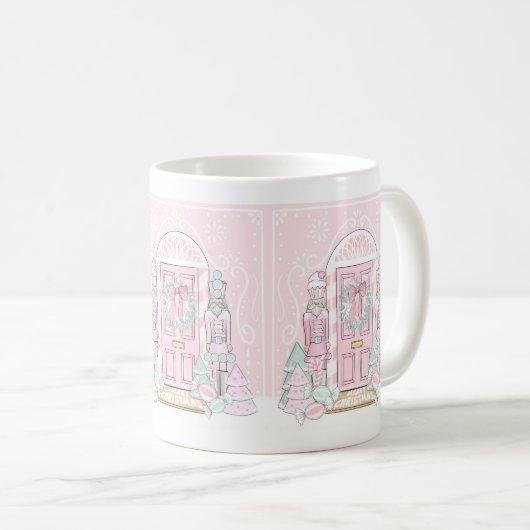 Pink Nutcracker Door Tasse (VorderseiteRechts)