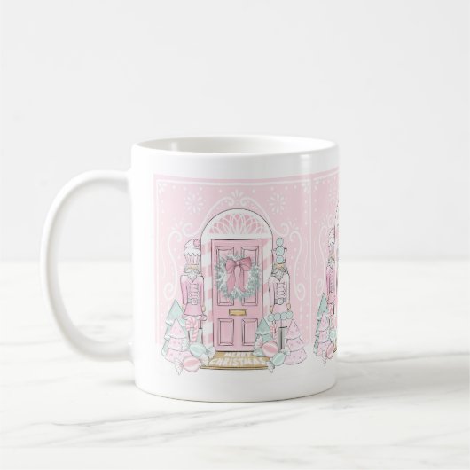 Pink Nutcracker Door Tasse (Links)