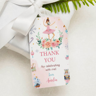 Pink Nutcracker Geburtstag Vielen Dank für Ihr Int Geschenkanhänger