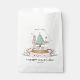 Pink Nutcracker Geburtstagsparty bevorzugt Cookie- Geschenktütchen