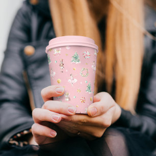 Pink Nutcracker Geburtstagsparty Pappbecher