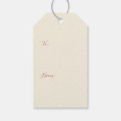 Pink Nutcracker Geschenkanhänger (Rückseite)