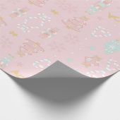 Pink Nutcracker Geschenkpapier (Ecke)