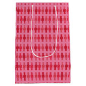 Pink Nutcracker Geschenktasche Mittlere Geschenktüte (Rückseite)