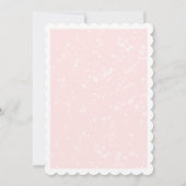 Pink Nutcracker Merry Little Baby Dusche Einladung (Rückseite)