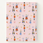 Pink Nutcracker Muster Feiertagsrezeptur Notizblock (Rückseite)
