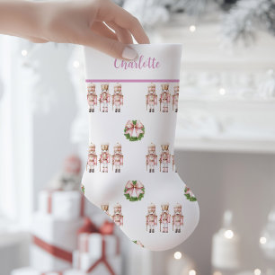 Pink Nutcracker Nostalgic Kleiner Weihnachtsstrumpf