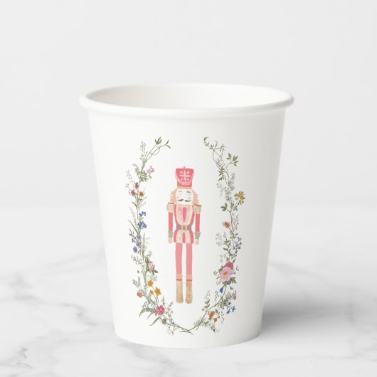 Pink Nutcracker Paper Partys Cup Pappbecher (Vorderseite)