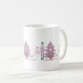 Pink Nutcracker Pastell Personalisiert Coffee Tass Kaffeetasse (VorderseiteRechts)