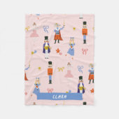 Pink Nutcracker Patchertour Fleecedecke (Vorderseite)