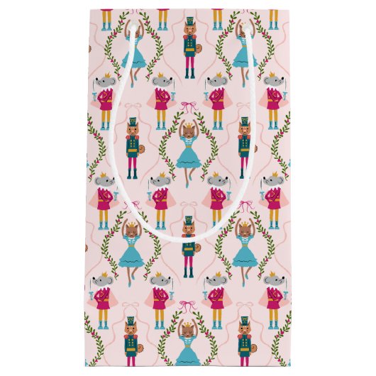 Pink Nutcracker Pets Muster Kleine Geschenktüte (Vorderseite)