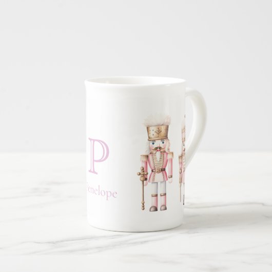 Pink Nutcracker Porzellantasse (Vorderseite Rechts)