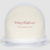 Pink Nutcracker Schneekugeln (Rückseite)