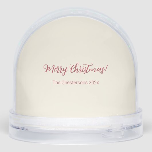 Pink Nutcracker Schneekugeln (Rückseite)