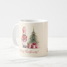 Pink Nutcracker Script Weihnachts-Tasse Kaffeetasse