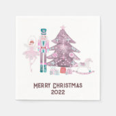 Pink Nutcracker Serviette (Vorderseite)