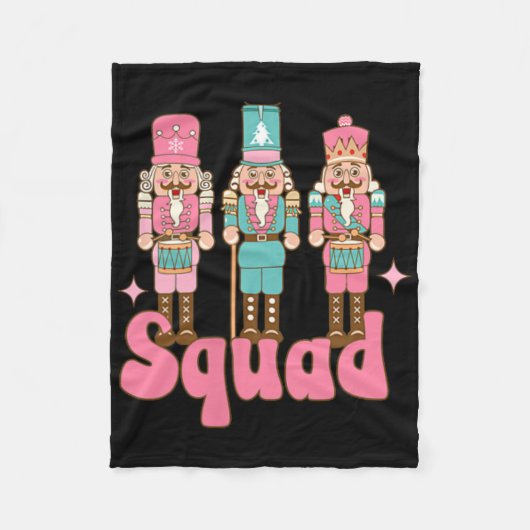 Pink Nutcracker Squad In Meiner Nussknacker-Ära We Fleecedecke (Vorderseite)