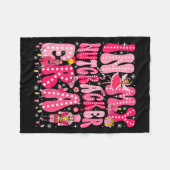 Pink Nutcracker Squad In My Nutcracker Era Pink Ch Fleecedecke (Vorderseite (Horizontal))