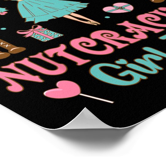 Pink Nutcracker Squad in Nutcracker Girl Era Chris Poster (Ecke)