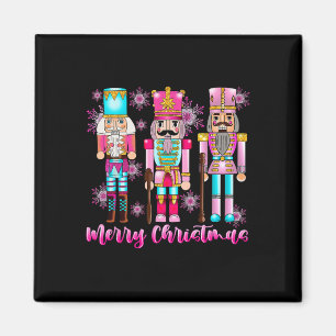 Pink Nutcracker Squad Pink Weihnachtsballett Xmas  Magnet