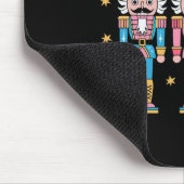 Pink Nutcracker Squad Pink Weihnachtsballett Xmas Mousepad (Ecke)