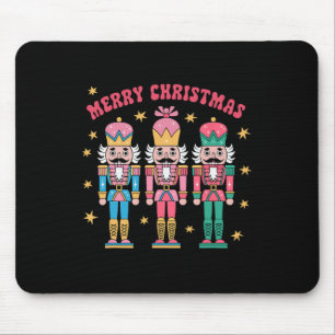 Pink Nutcracker Squad Pink Weihnachtsballett Xmas Mousepad