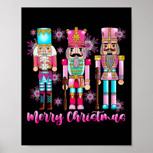 Pink Nutcracker Squad Pink Weihnachtsballett Xmas Poster