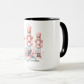 Pink Nutcracker Weihnachts-Tasse Tasse (VorderseiteRechts)